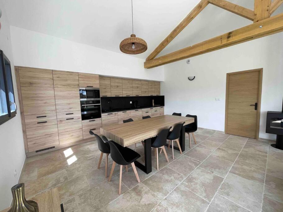 Villa 8Pers Au Calme Avec Superbe Vue Barbecue Wifi La Panouse  Bagian luar foto