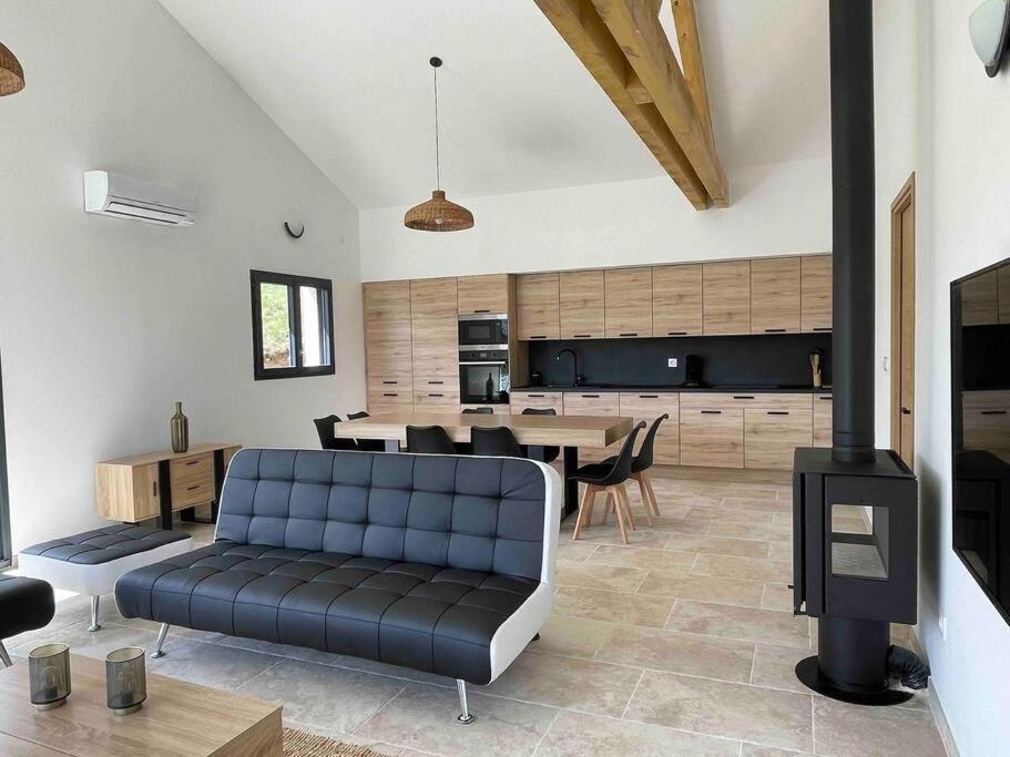 Villa 8Pers Au Calme Avec Superbe Vue Barbecue Wifi La Panouse  Bagian luar foto